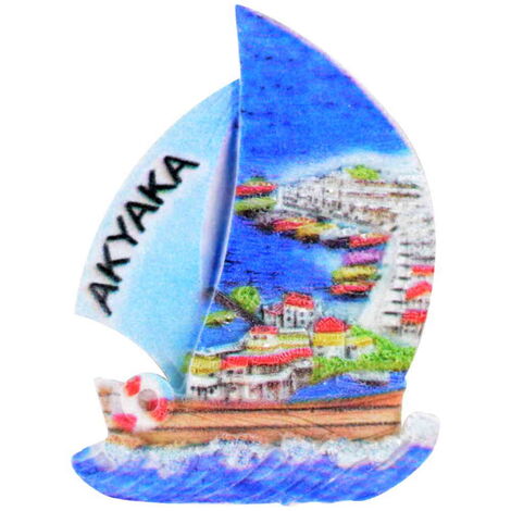 Toptan Akyaka Temalı Polyester Uv Baskılı Magnet - 24