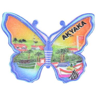 Wholesale Akyaka Themed Polyester UV Printed Refrigerator Magnet