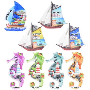 Toptan Akyaka Temalı Polyester Uv Baskılı Magnet - 4