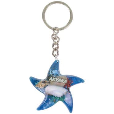 Wholesale Akyaka Themed Clear Polyester Keychain - 3
