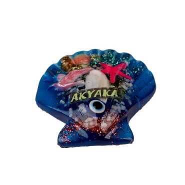 Akyaka Temalı Şeffaf Polyester Magnet - 2