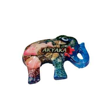 Akyaka Temalı Şeffaf Polyester Magnet
