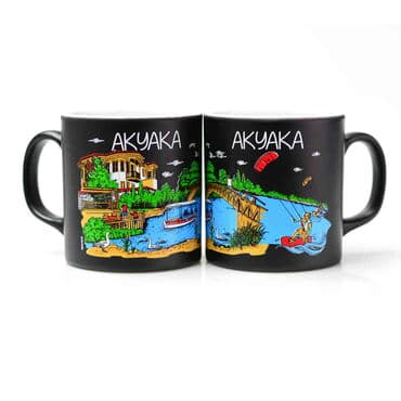 Toptan Akyaka Temalı Seramik Renkli Baskılı Kupa 82x90 mm - 6