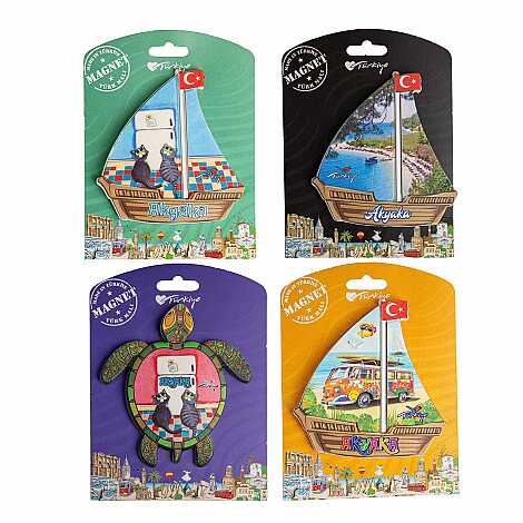 Akyaka Temalı Uv Baskılı Kartonetli Plastik Magnet - 3
