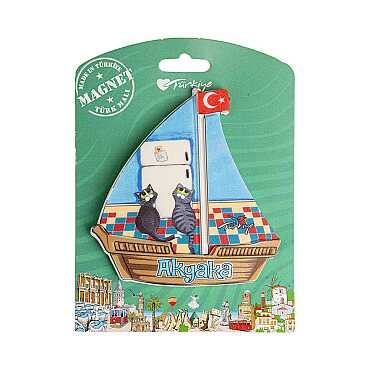 Akyaka Temalı Uv Baskılı Kartonetli Plastik Magnet - 2