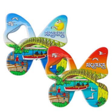 Akyaka Themed UV Printed Butterfly Bottle Opener - 2