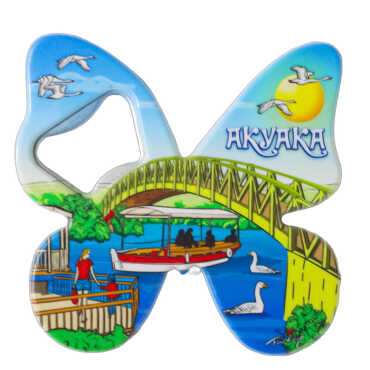Akyaka Themed UV Printed Butterfly Bottle Opener - 4