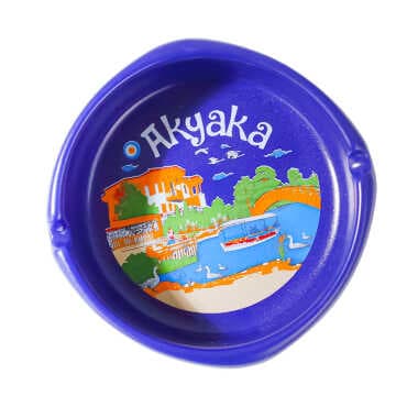 Akyaka Temalı Yöresel Büyük Küllük 100*40 Mm