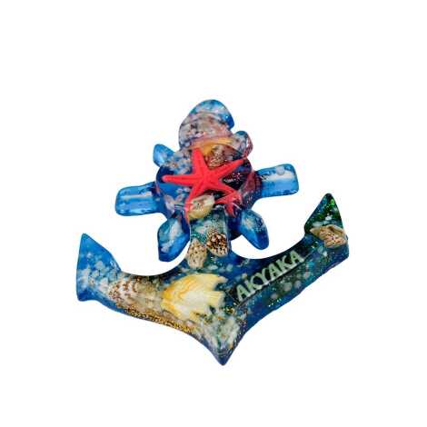 Akyaka Themed Clear Polyester Refrigerator Magnet - 16