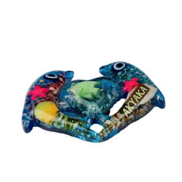 Akyaka Themed Clear Polyester Refrigerator Magnet - 13