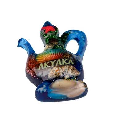 Akyaka Themed Clear Polyester Refrigerator Magnet - 5