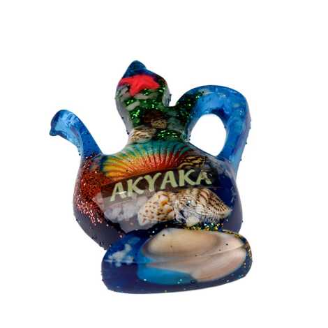 Akyaka Themed Clear Polyester Refrigerator Magnet - 5