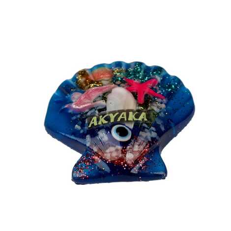 Akyaka Themed Clear Polyester Refrigerator Magnet - 2