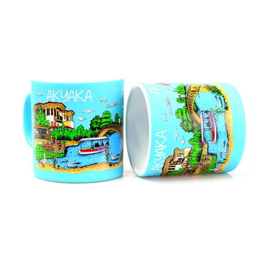 Akyaka Themed Customised Serigraphy Printed Ceramic Mug 82x90 mm - Thumbnail