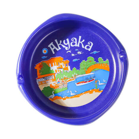 Akyaka Themed Traditional Large Ashtray 100*40 mm - 1