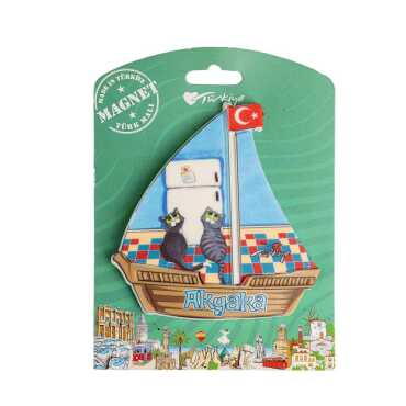 Akyaka Themed UV Printed Carded Plastic Refrigerator Magnet - Myros