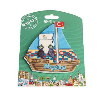 Akyaka Themed UV Printed Carded Plastic Refrigerator Magnet - 2