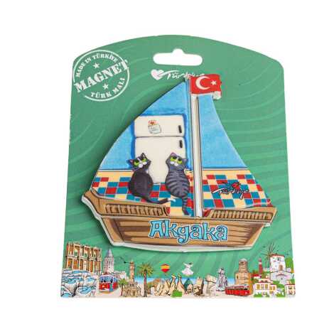 Akyaka Themed UV Printed Carded Plastic Refrigerator Magnet - 2