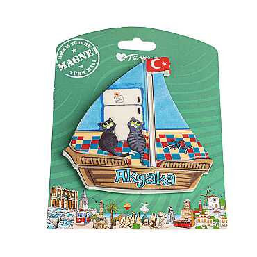 Akyaka Themed UV Printed Carded Plastic Refrigerator Magnet - Myros