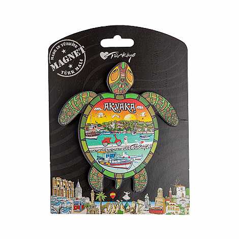 Akyaka Themed UV Printed Carded Plastic Refrigerator Magnet - 7