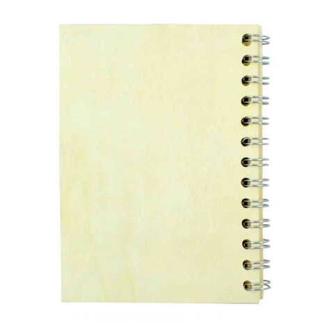 Toptan Alaçatı Bölgesi Temalı Ahşap Kapaklı Defter 120x170 mm