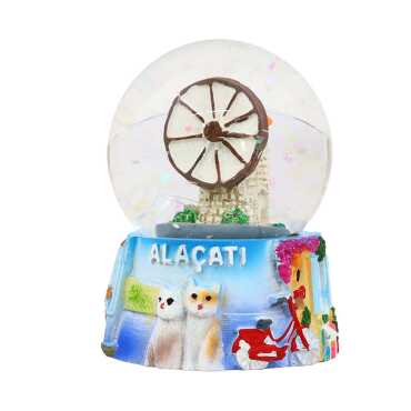 Alaçatı Bölgesi Temalı Polyester Suluküre 45 Mm - Myros