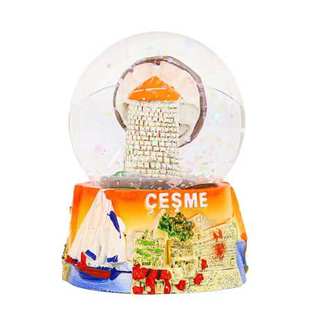 Alaçatı Bölgesi Temalı Polyester Suluküre 45 Mm - 2