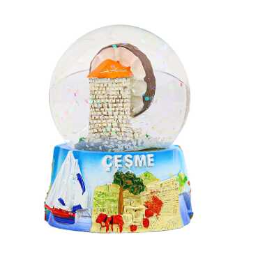 Alaçatı Bölgesi Temalı Polyester Suluküre 45 Mm - 3