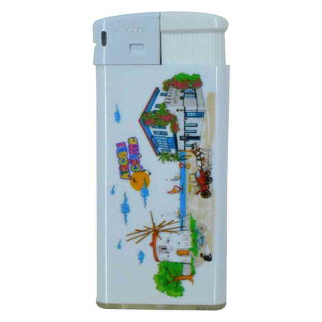 Alacati Region Themed Customised Plastic Large Magneto Lighter