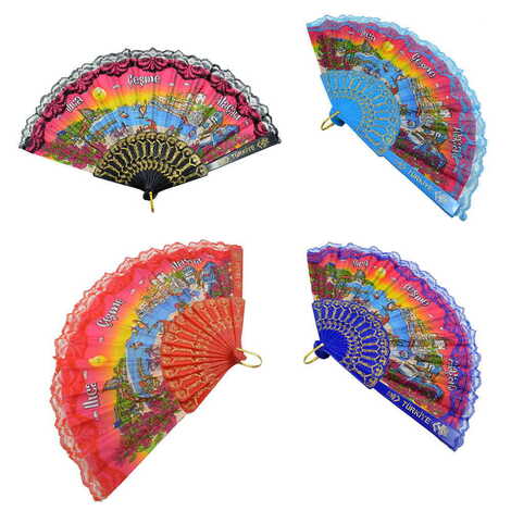Alacati Region Themed Had Fan - 2