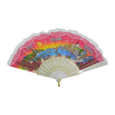 Alacati Region Themed Had Fan - 7