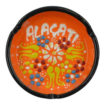 Alacati Themed Turkish Ceramic Relief Ashtray Small Size - 4