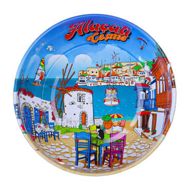Alaçatı Themed Metal Bowl 115 mm - 2