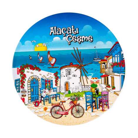 Alaçatı Themed Metal Trivet - 1