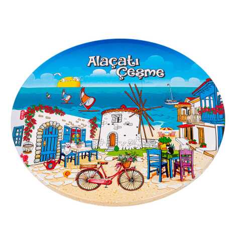 Alaçatı Themed Metal Trivet - 2