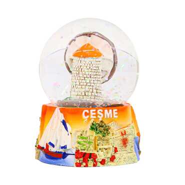 Alaçatı Themed Polyester Refrigerator Magnet 45 mm - 2