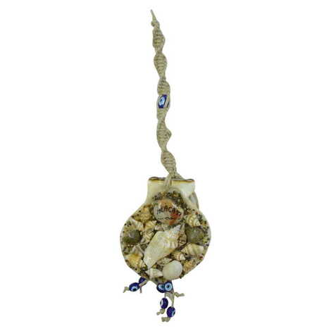 Alacati Themed Sea Shell Macrame Wall Hanging Decoration