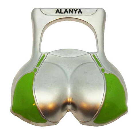 Alanya Green Magnet Metal Opener