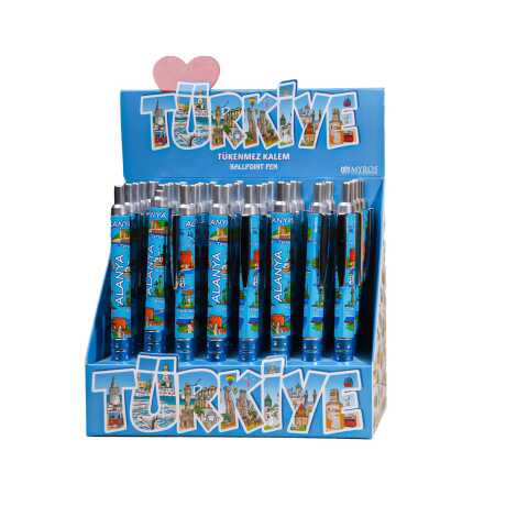 Alanya Temalı Basmalı Tükenmez Kalem - 2