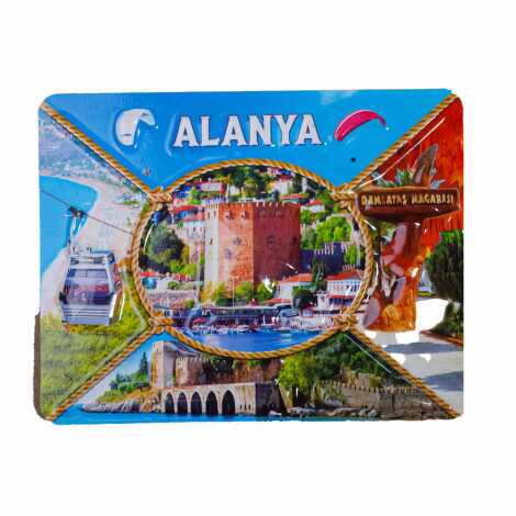Alanya Temalı Kabartma Pvc Magnet 70*90 Mm - 8