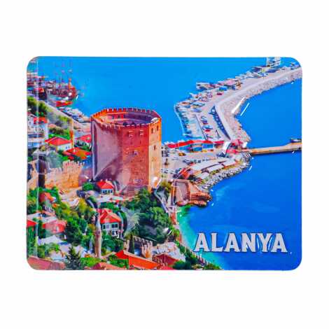 Alanya Temalı Kabartma Pvc Magnet 70*90 Mm - 9