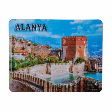 Alanya Temalı Kabartma Pvc Magnet 70*90 Mm - 11
