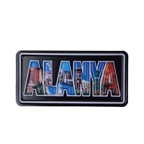 Toptan Alanya Temalı Kabartmalı Pvc Baskı Magnet - 7
