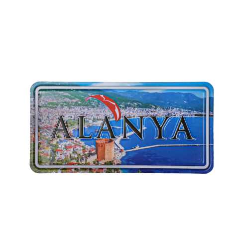 Toptan Alanya Temalı Kabartmalı Pvc Baskı Magnet - 9