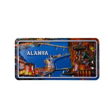Alanya Themed Embossed Pvc Oppression Fridge Magnet - 13