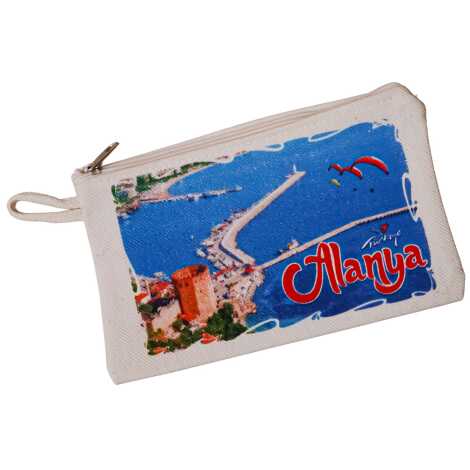 Alanya Temalı Kanvas Cüzdan - 6