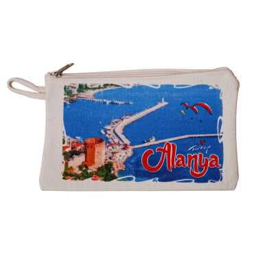 Alanya Temalı Kanvas Cüzdan - 4