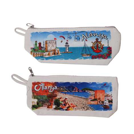 Alanya Temalı Kanvas Kalemlik - 2