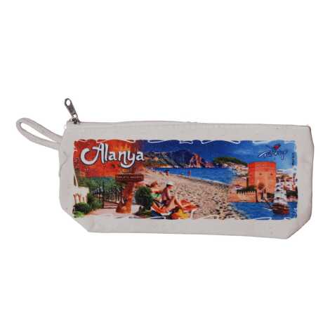 Alanya Temalı Kanvas Kalemlik - 3