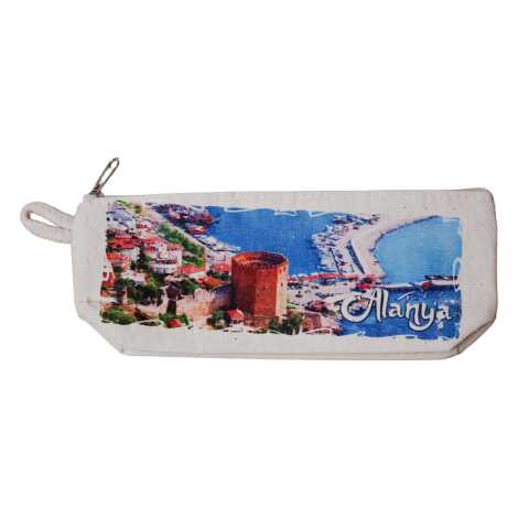 Alanya Temalı Kanvas Kalemlik - 4